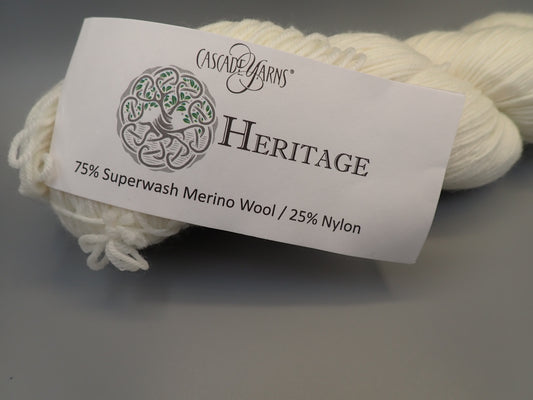 Cascade Yarns Heritage Fingering weight Snow