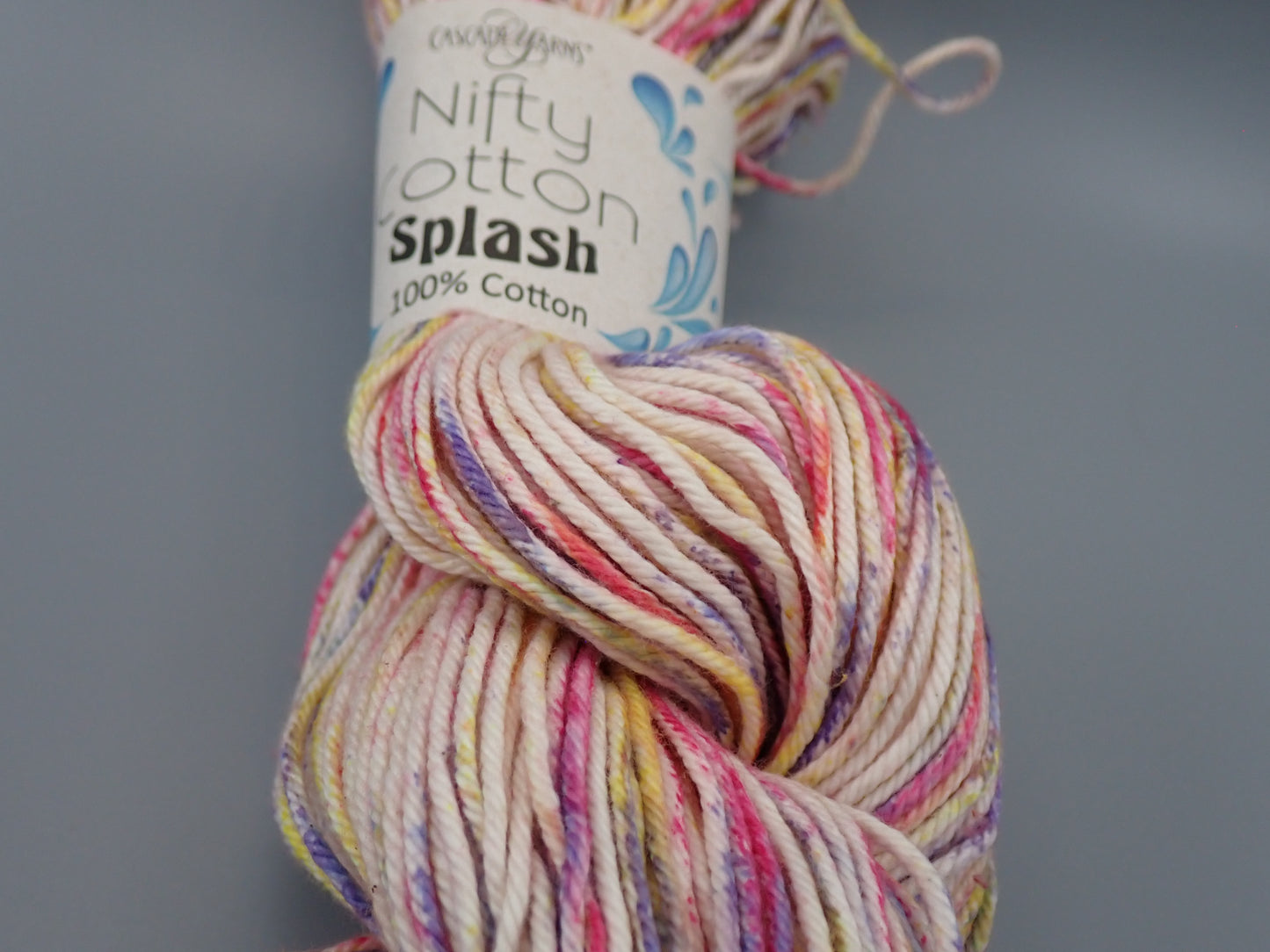 Cascade Yarns Nifty Cotton Splash Worsted weight Petunia