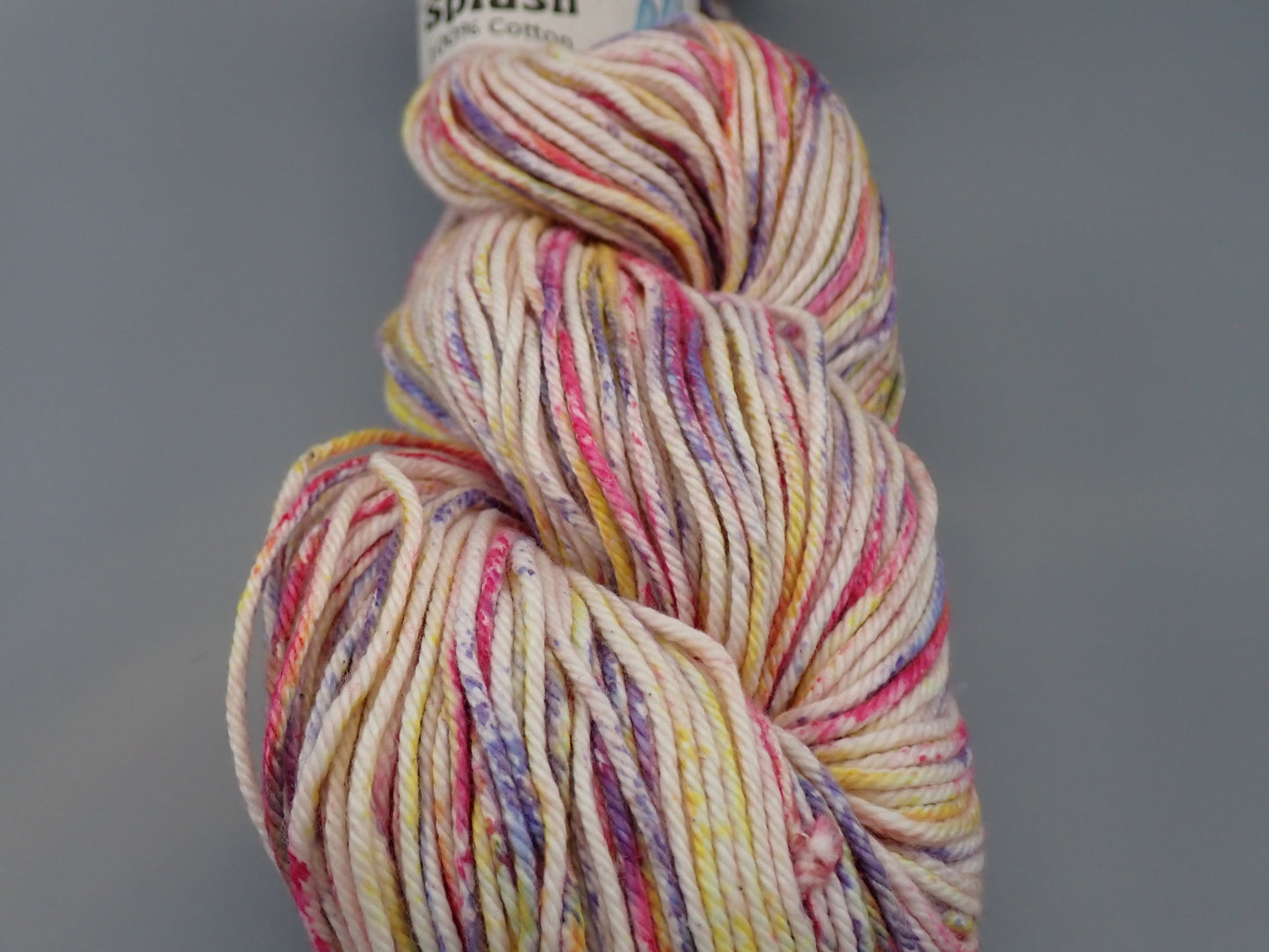 Cascade Yarns Nifty Cotton Splash Worsted weight Petunia