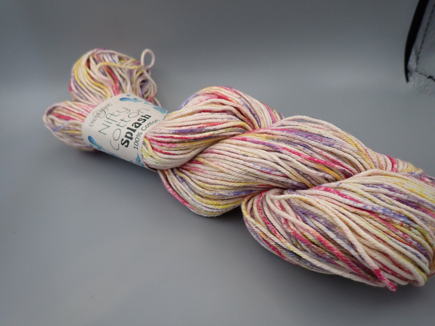 Cascade Yarns Nifty Cotton Splash Worsted weight Petunia