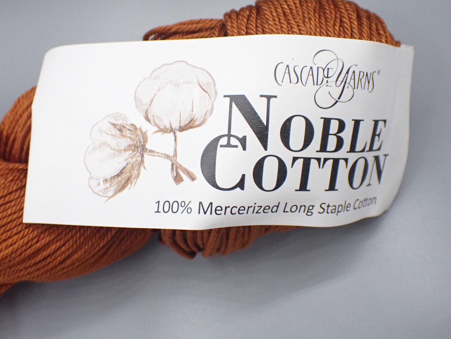 Cascade Yarns Noble Cotton DK weight Dark Caramel