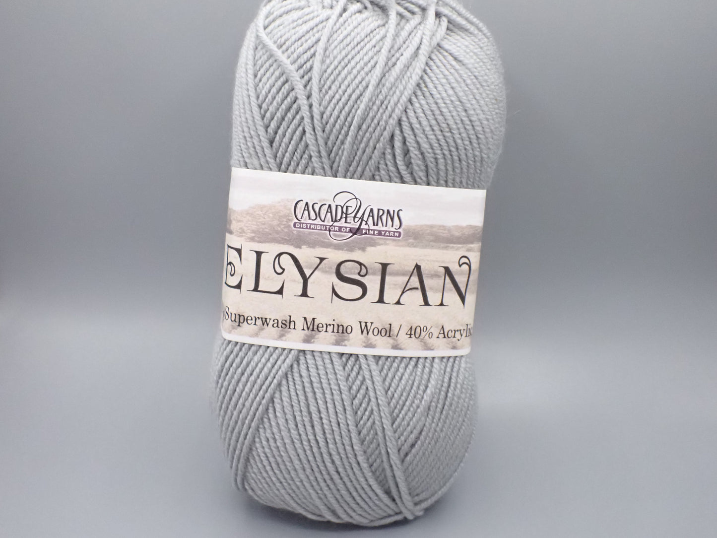 Cascade Yarns Elysian DK weight Silver