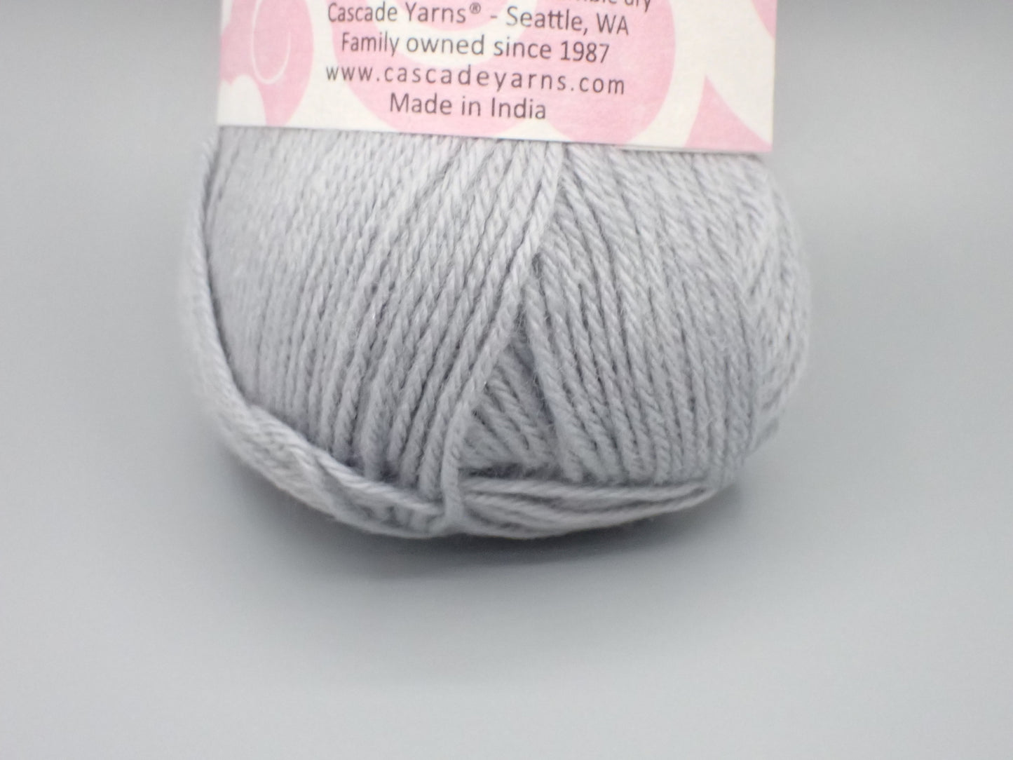 Cascade Yarns Cherub Baby Sock weight Grey