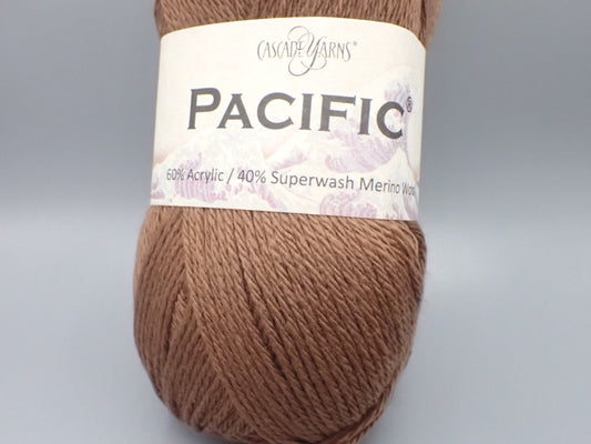 Cascade Yarns Pacific worsted weight Burnt Cinnamon