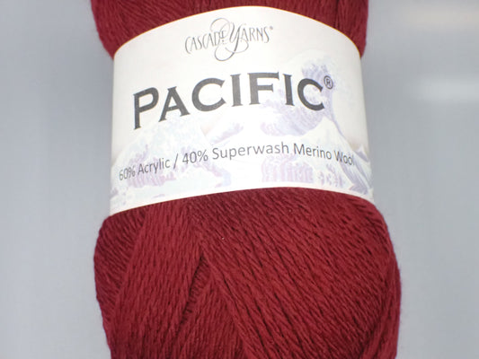 Cascade Yarns Pacific worsted weight Bordeaux