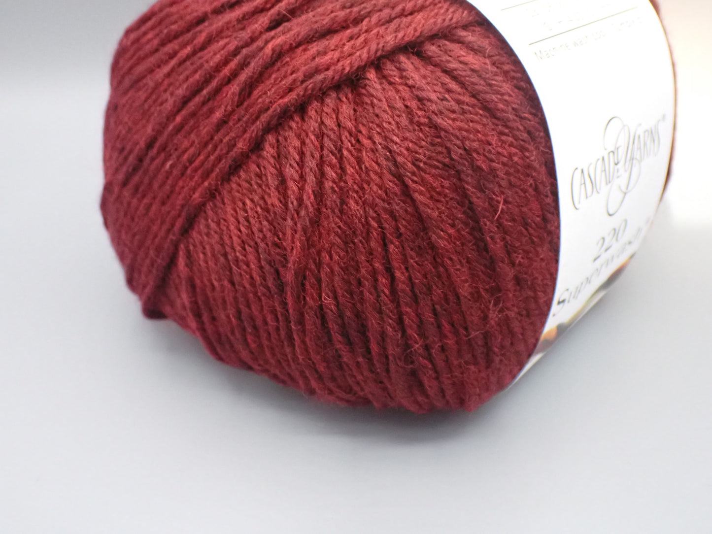 Cascade Yarns 220 Superwash DK weight Red Wine Heather
