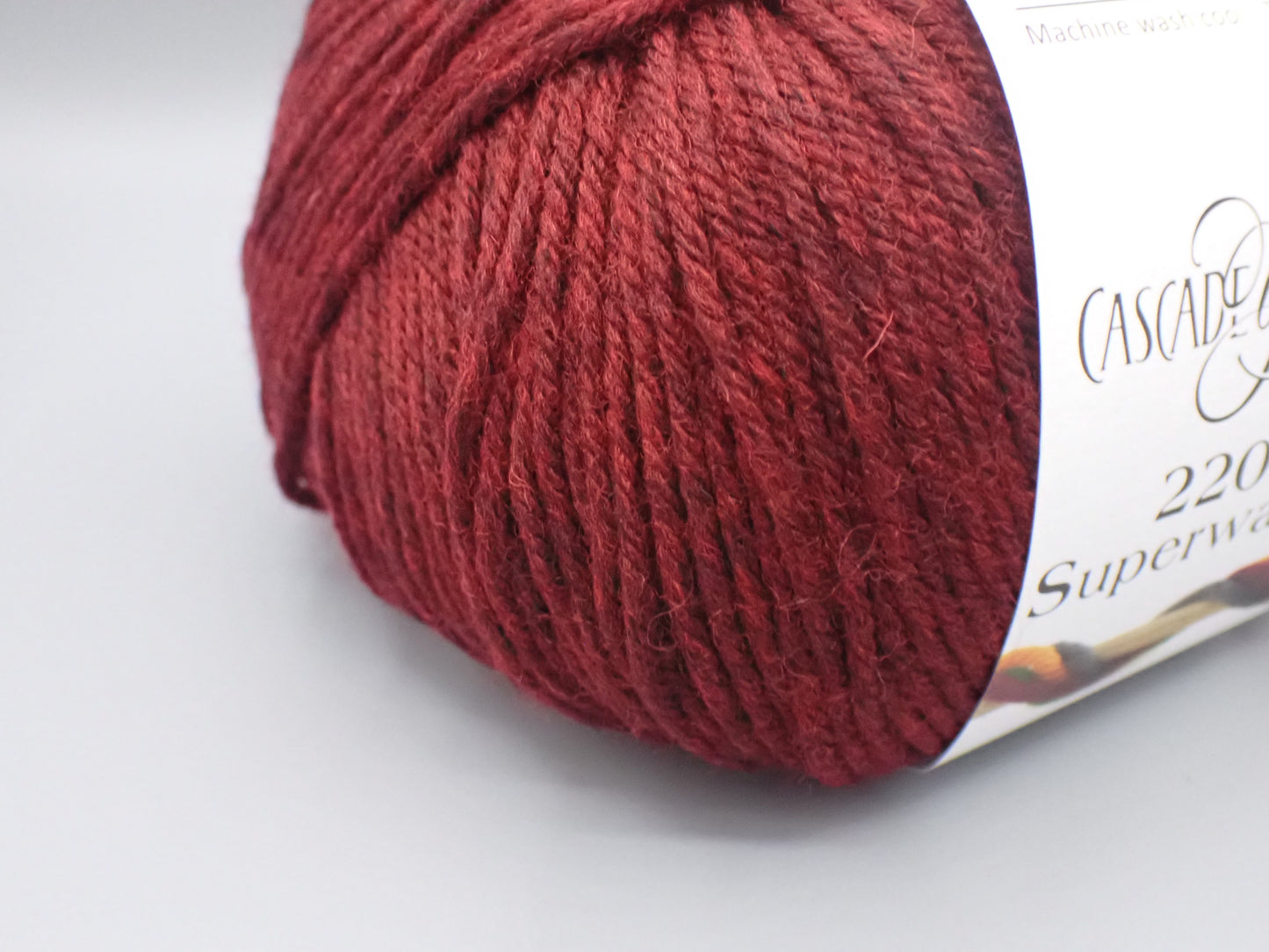 Cascade Yarns 220 Superwash DK weight Red Wine Heather