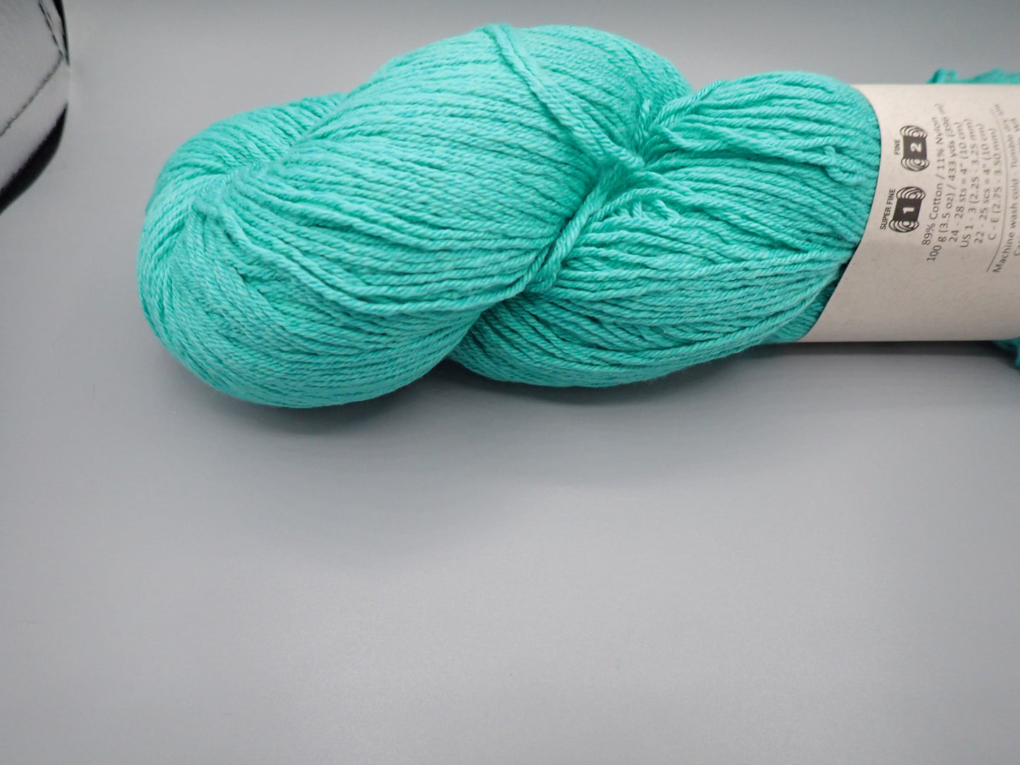 Cascade Yarns Cotton Sox Sock weight Blue Turquoise