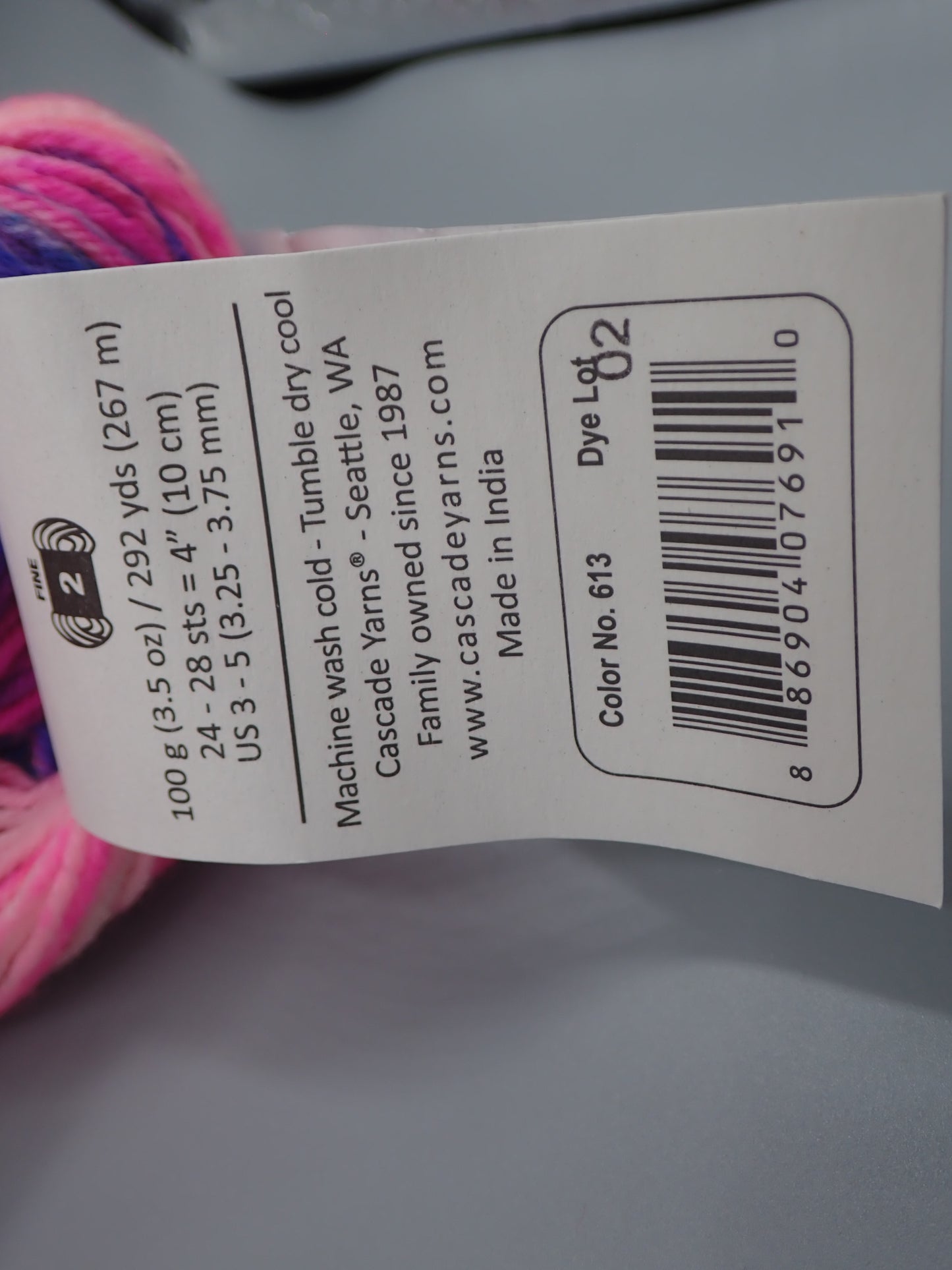 Cascade Yarns Heritage 6 Hand Paints Sock weight Tropical Blooms