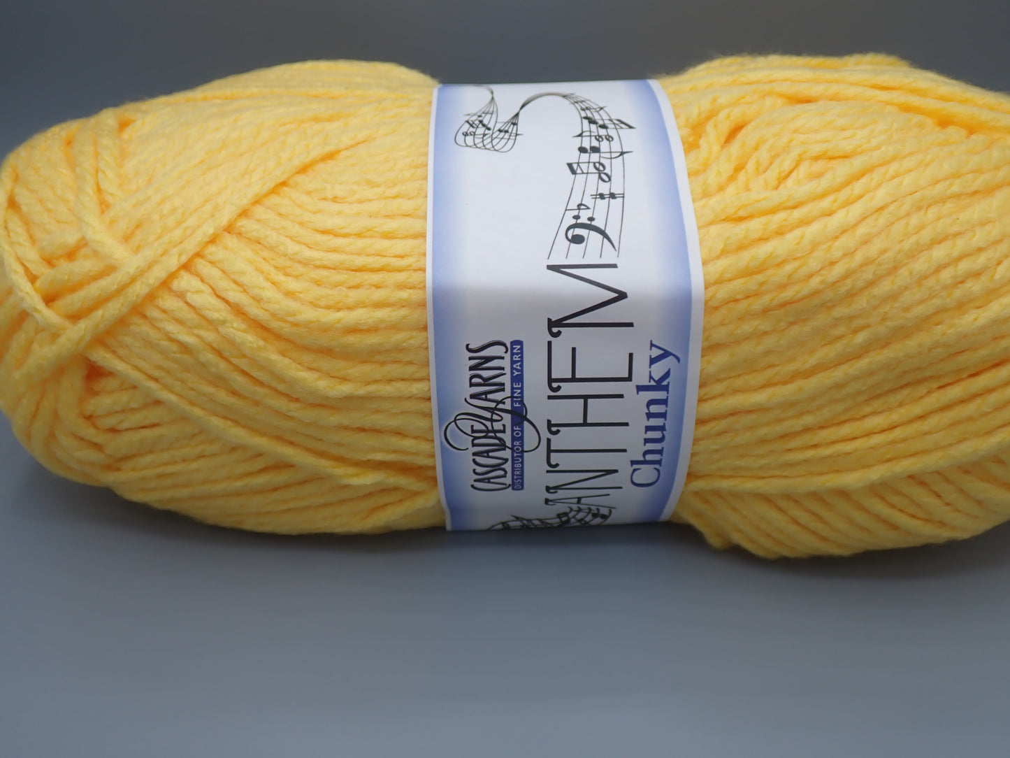 Cascade Yarns Anthem Chunky Bulky weight yarn Yellow