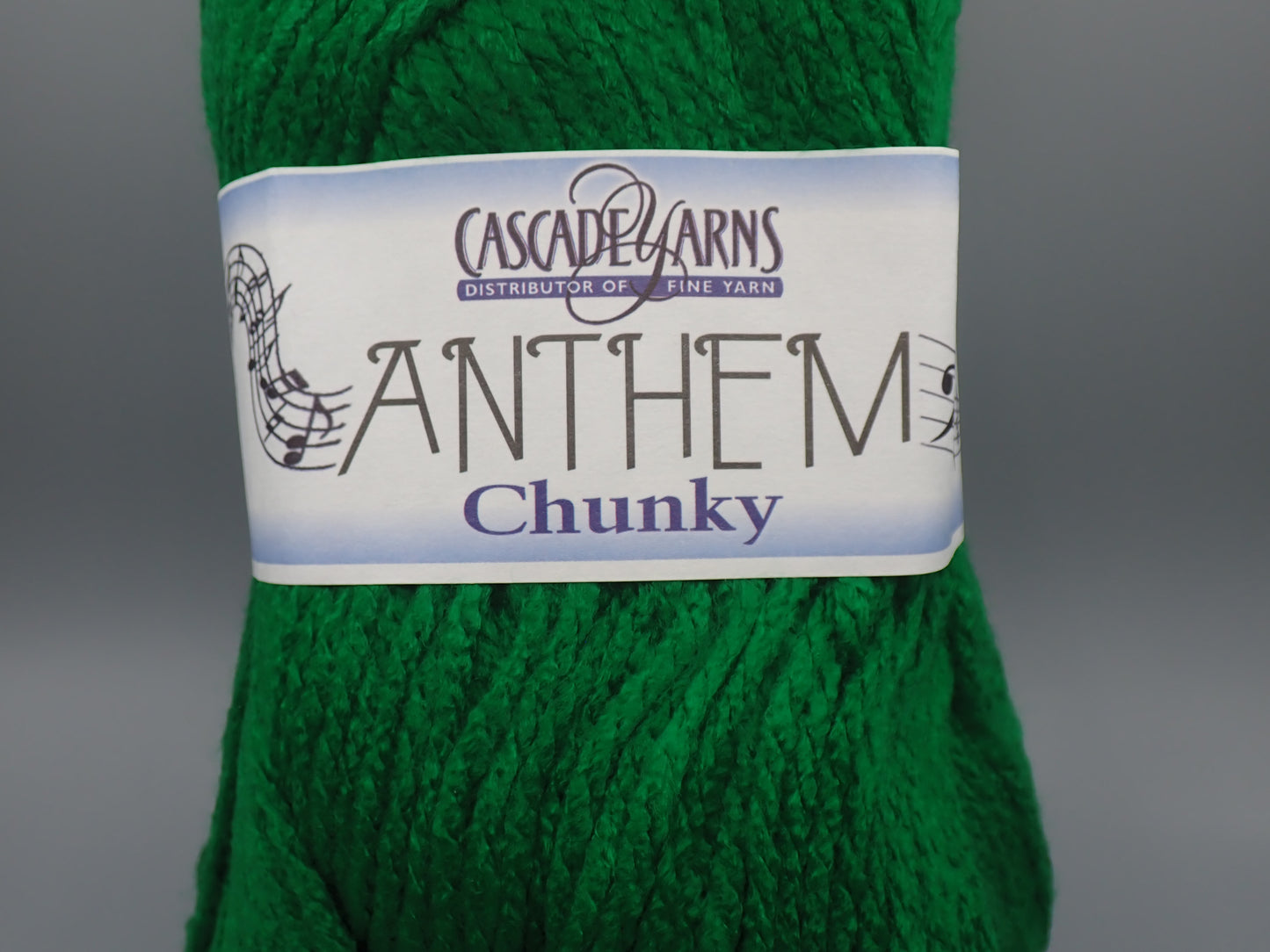 Cascade Yarns Anthem Chunky Bulky weight yarn Christmas Green