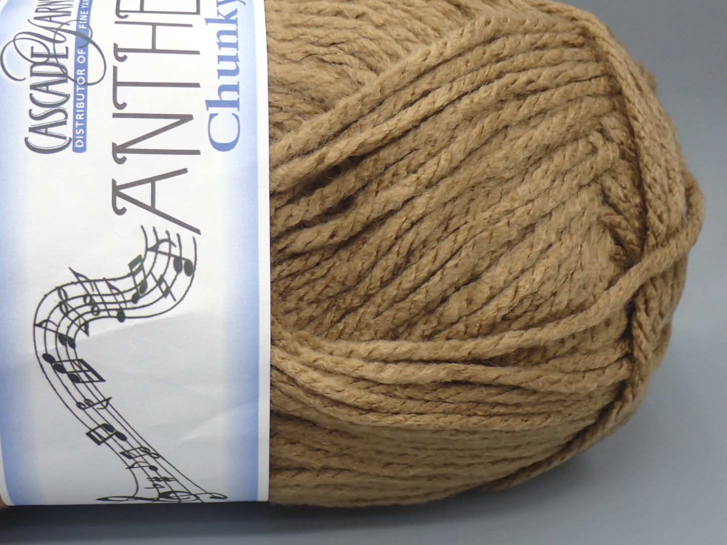 Cascade Yarns Anthem Chunky Bulky weight yarn Toasted Coconut