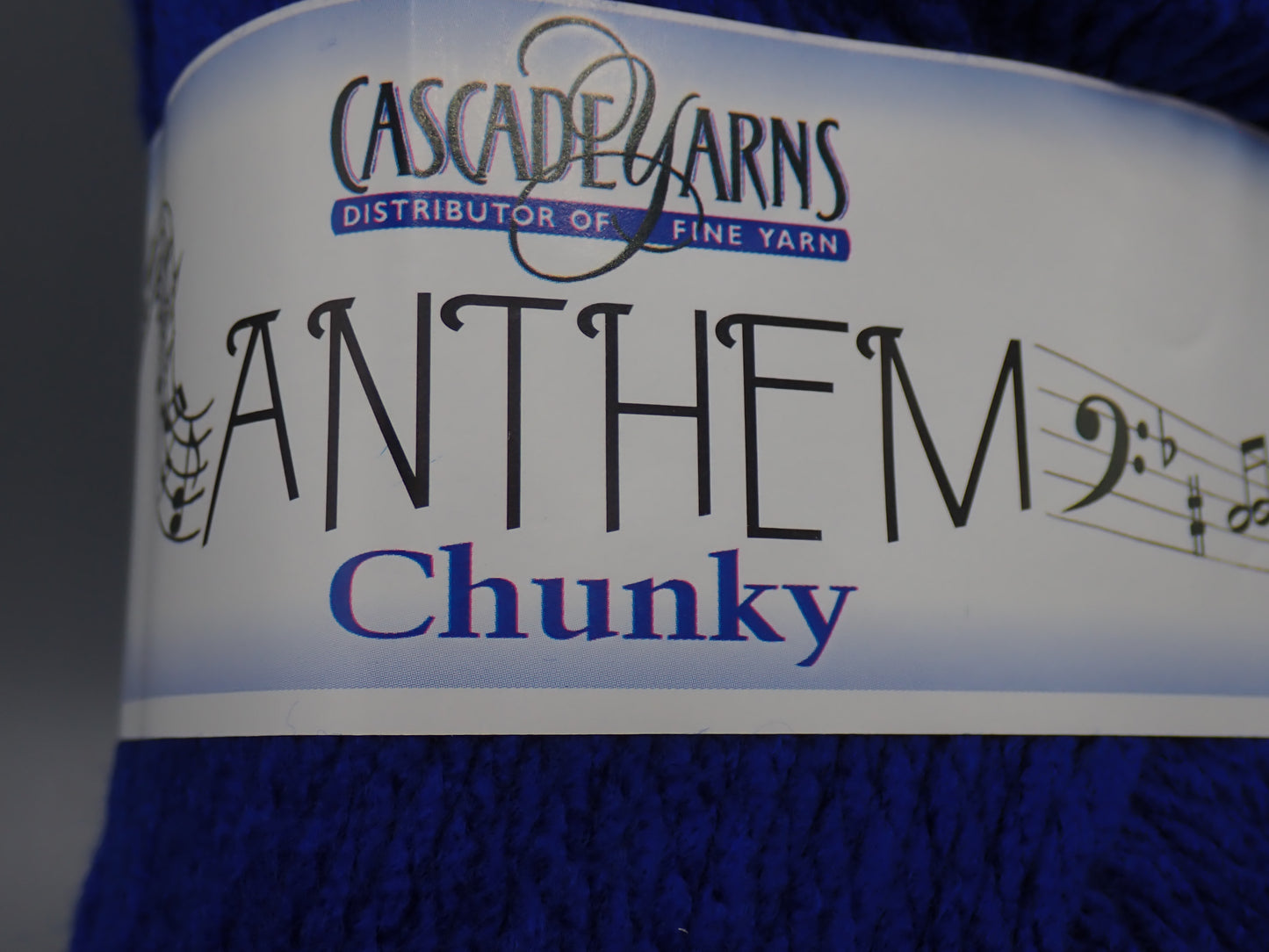 Cascade Yarns Anthem Chunky Bulky weight yarn Cobalt
