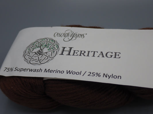 Cascade Yarns Heritage Fingering weight Brown
