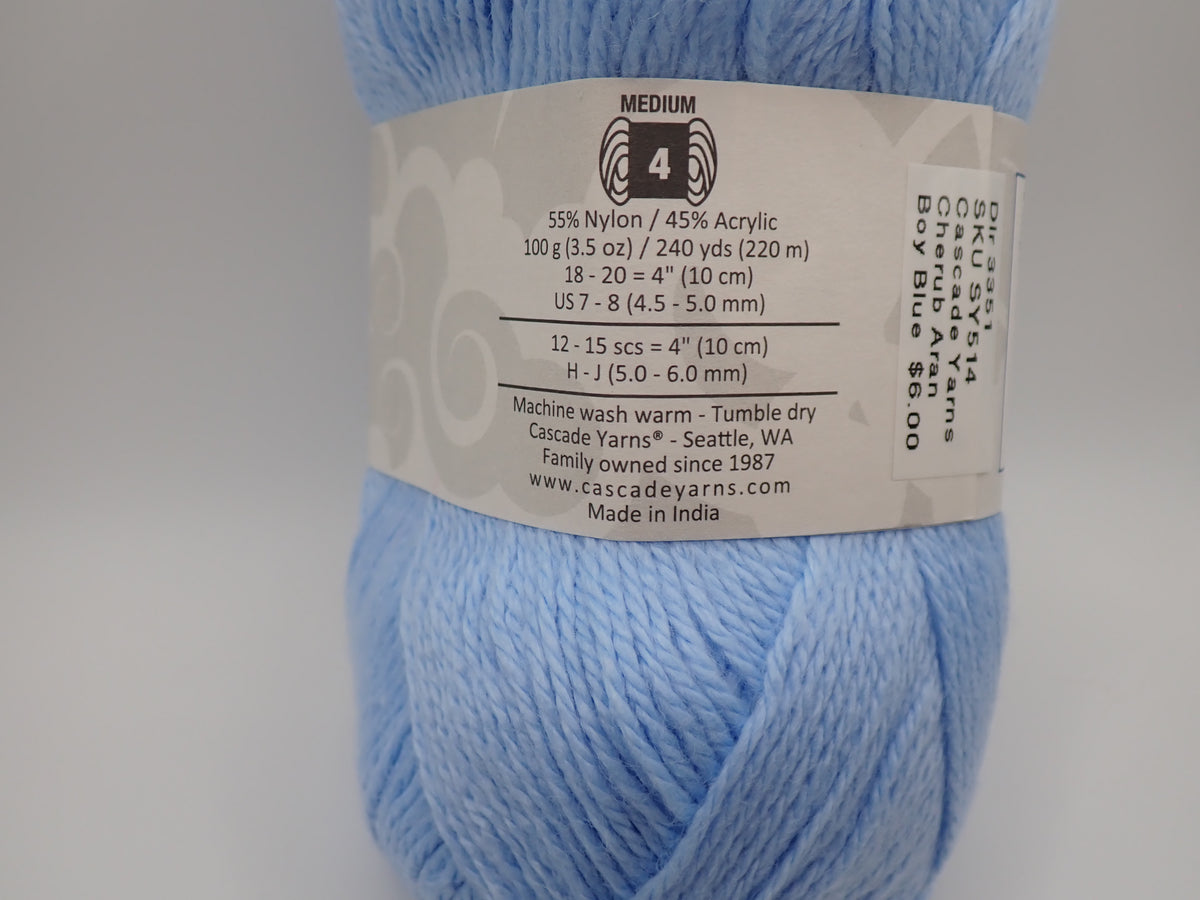 Cascade Yarns Cherub Aran Worsted weight Boy Blue