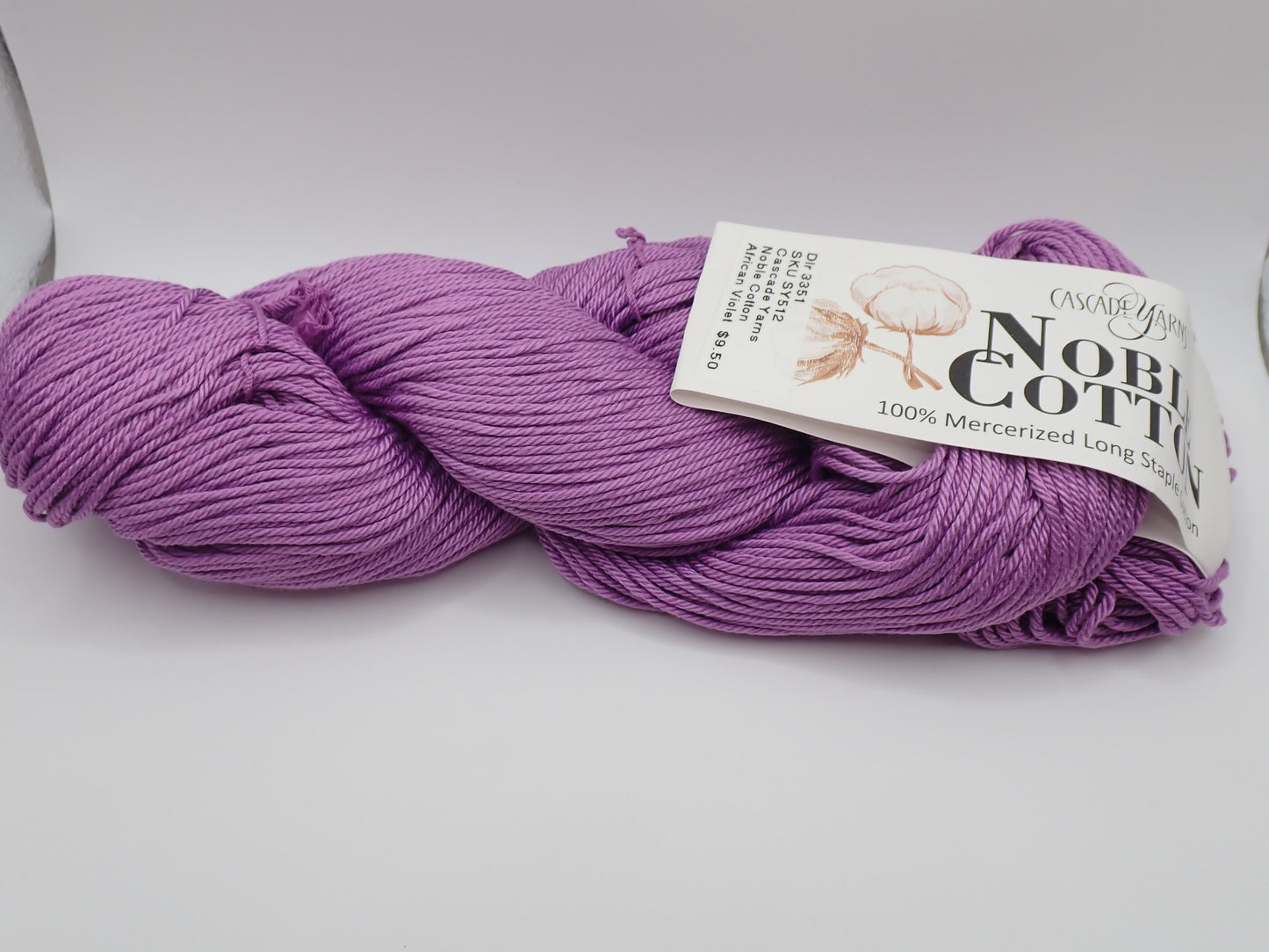 Cascade Yarns Noble Cotton DK weight African Violet