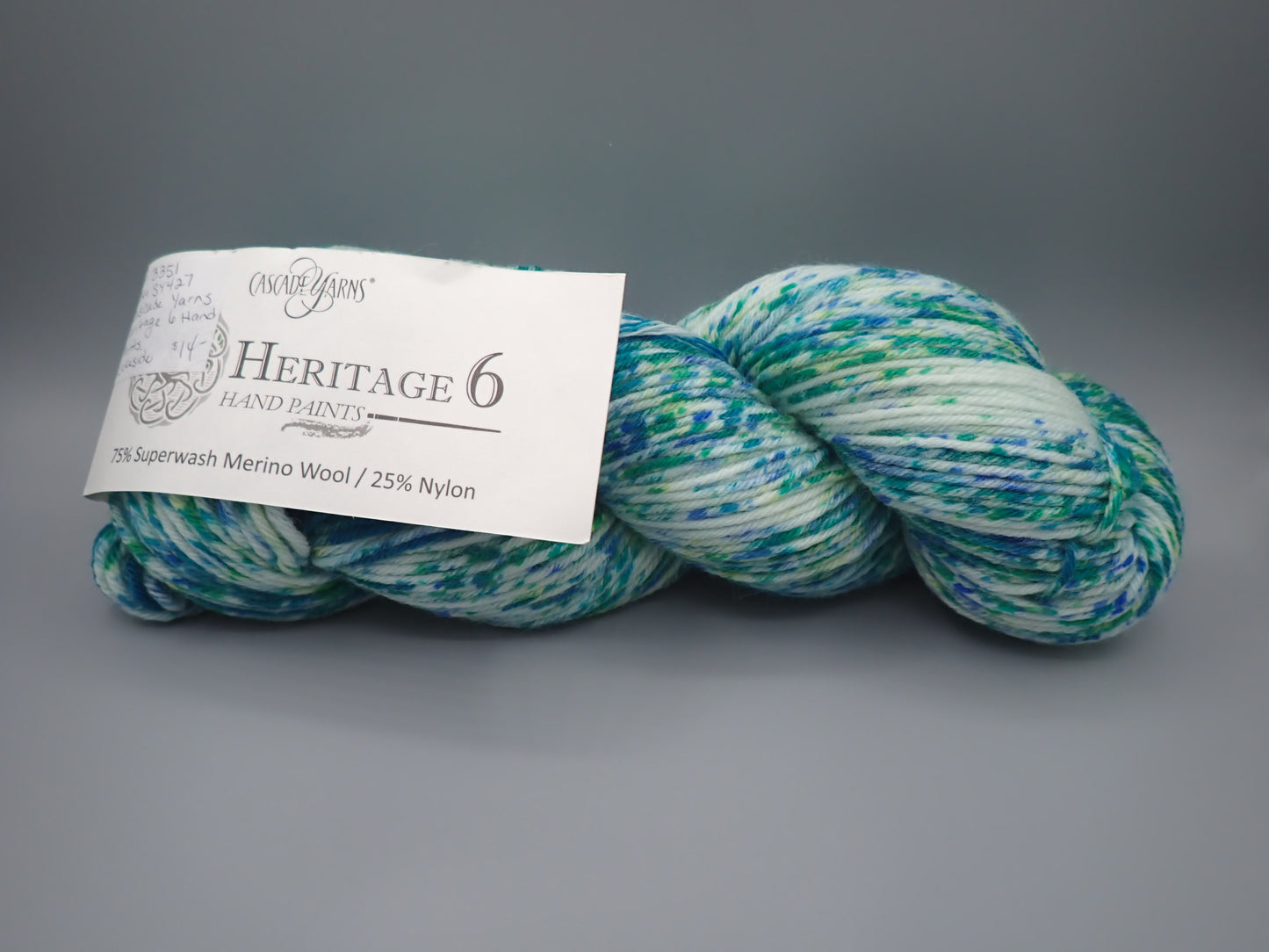 Cascade Yarns Heritage 6 Hand Paints Sock weight Lakeside