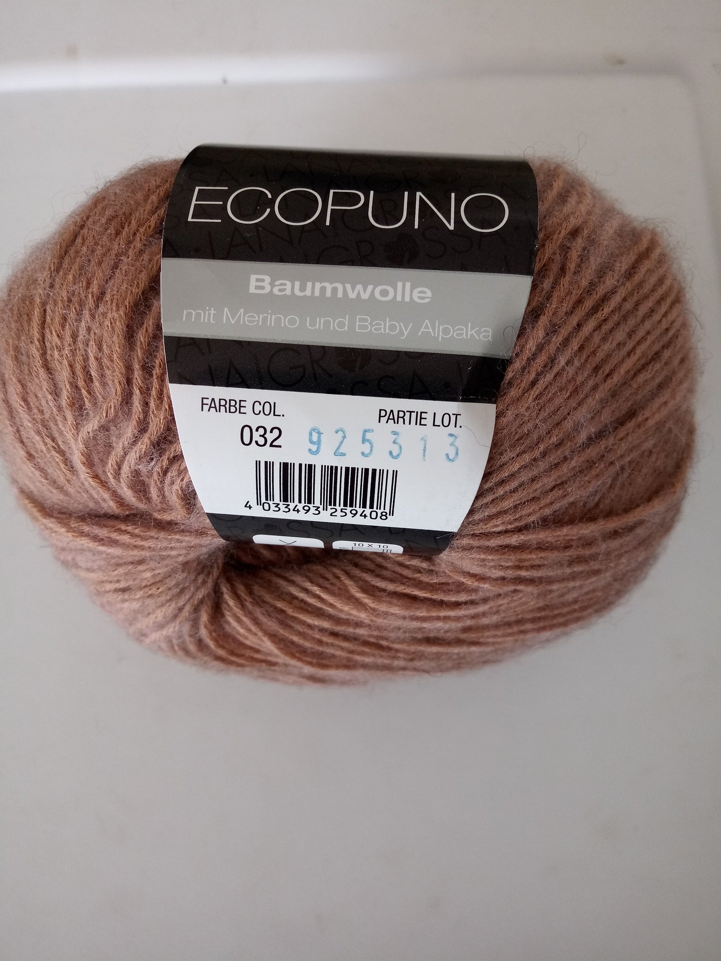 Lana Grossa Yarns Ecopuno DK weight Camel