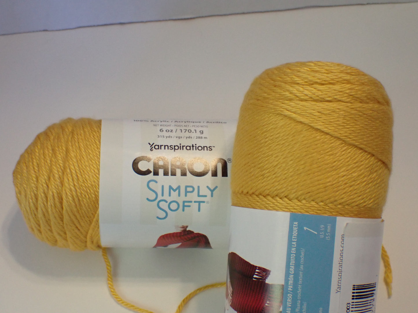 Caron Simply Soft DK weight yarn Gold