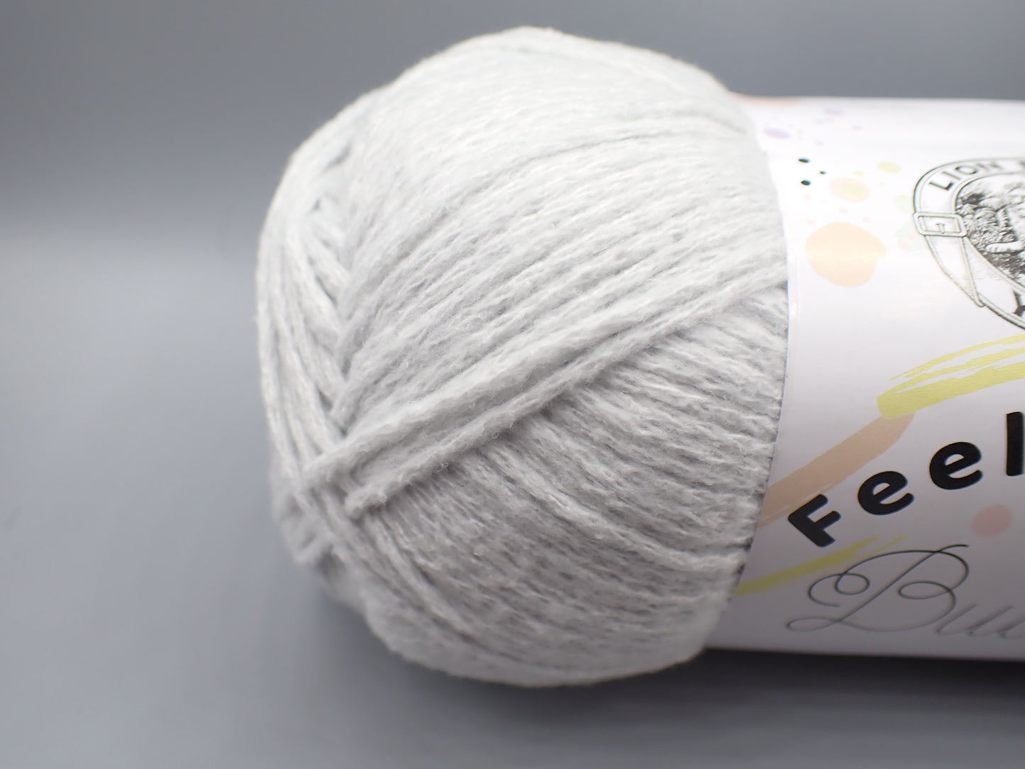 Lion Brand Yarns Worsted weight Feels Like Butta Pale Grey