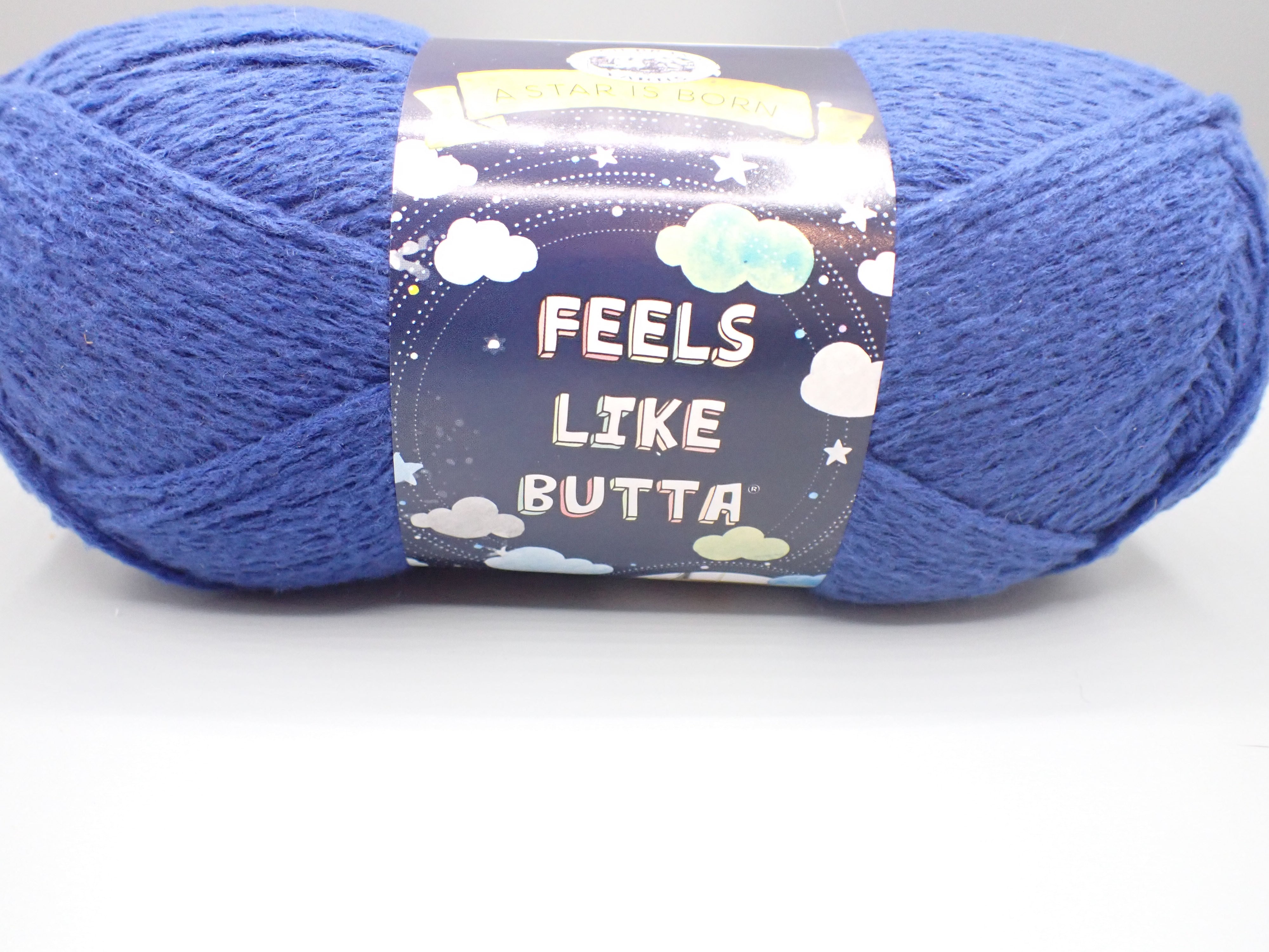 Lion Brand Yarns Worsted weight Feels Like Butta Royal Blue