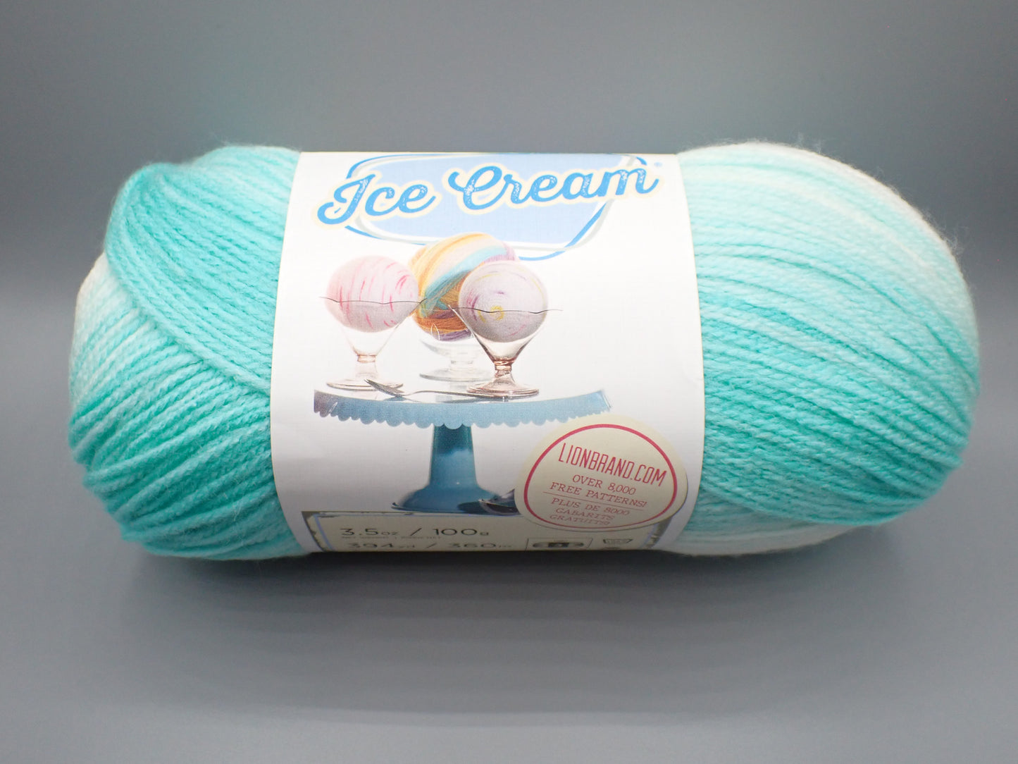 Lion Brand Yarns DK weight Ice Cream Mint
