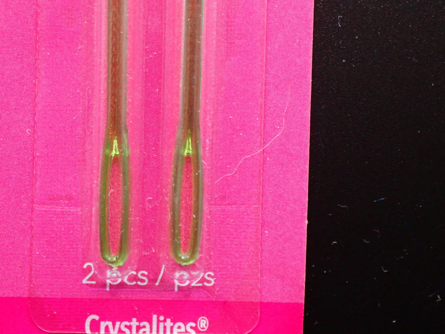 Susan Bates Crystalite Plastic Yarn Needles 2-3/4"