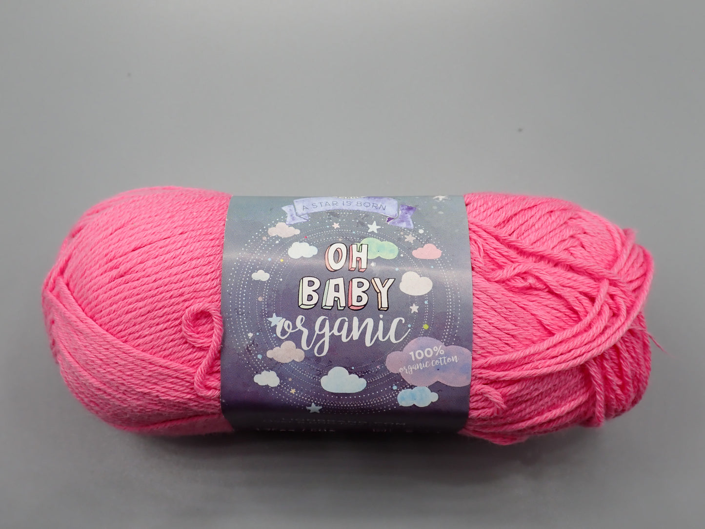 Lion Brand Yarns Sport weight Oh Baby Organic Pink