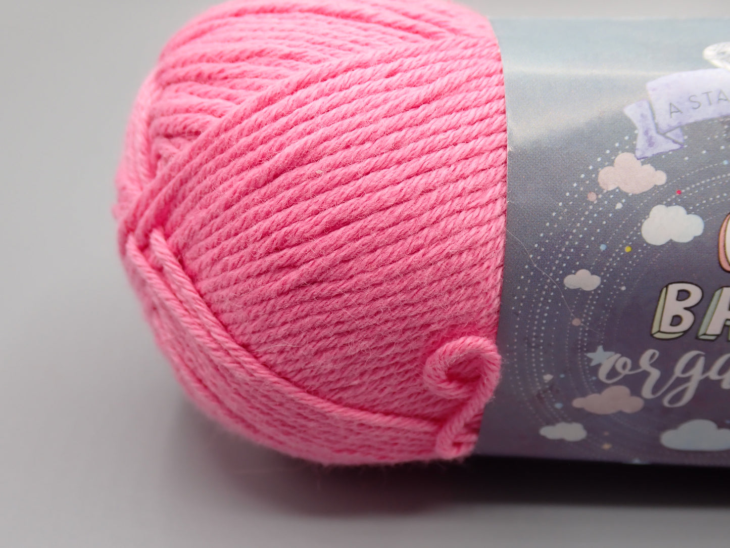 Lion Brand Yarns Sport weight Oh Baby Organic Pink