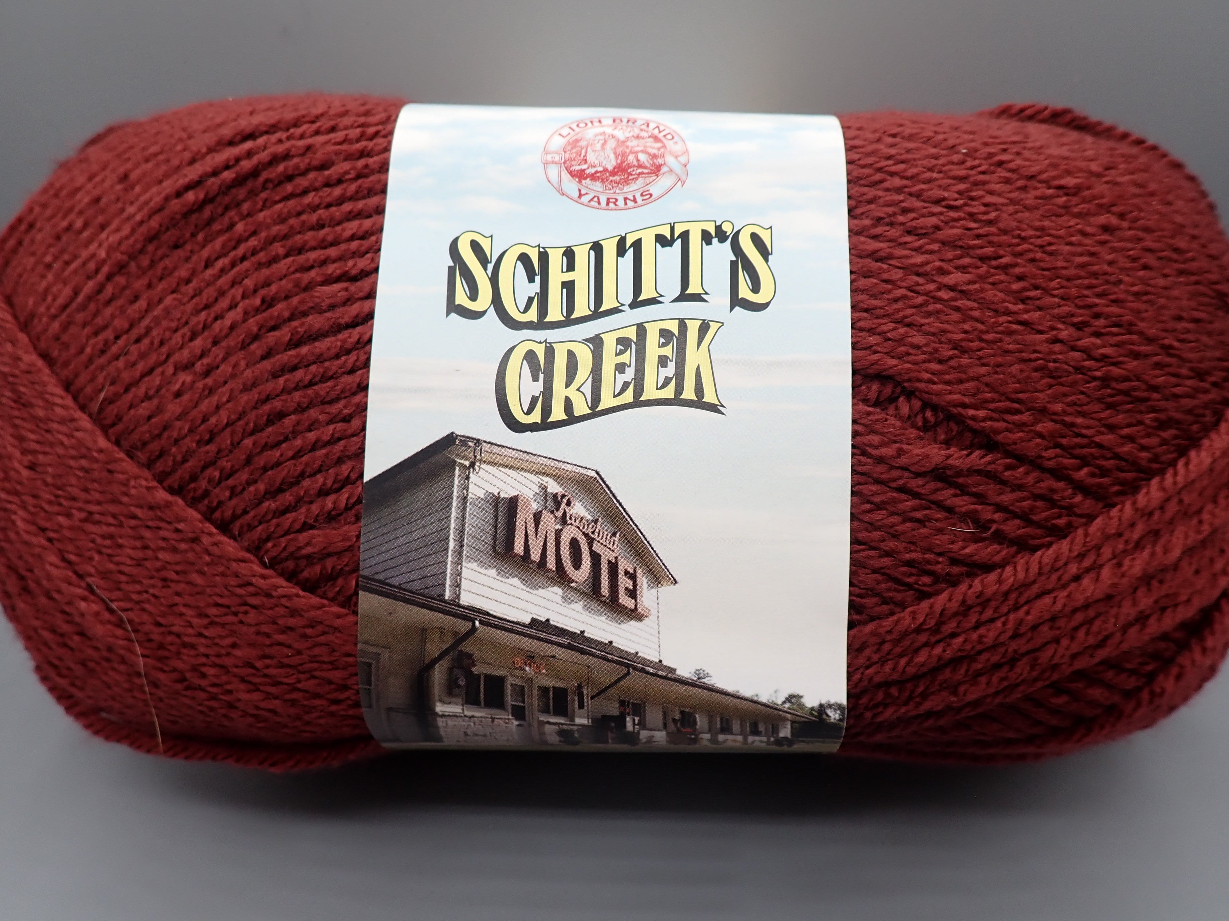 Schitt's Creek Yarn – Lion Brand Yarn, Blue Yarn 