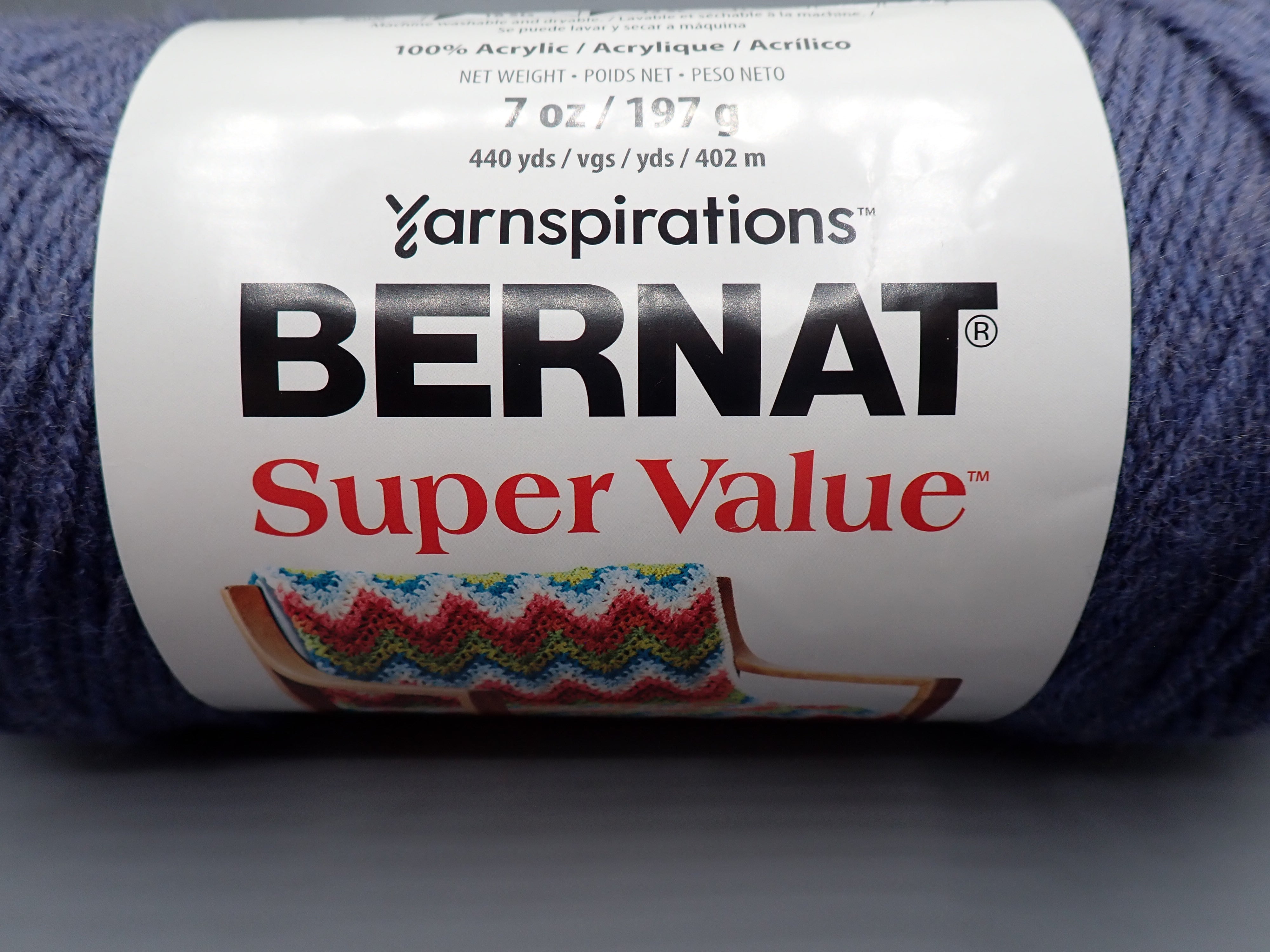 Bernat Worsted weight Super Value Yarn Peacock