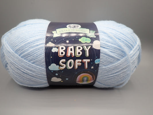 Lion Brand Yarns Sport weight Baby Soft Little Boy Blue