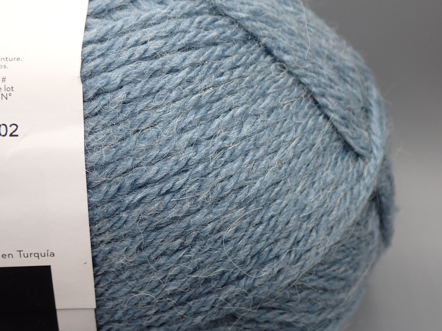 Lion Brand Yarns Worsted weight Touch of Alpaca Dusty Blue