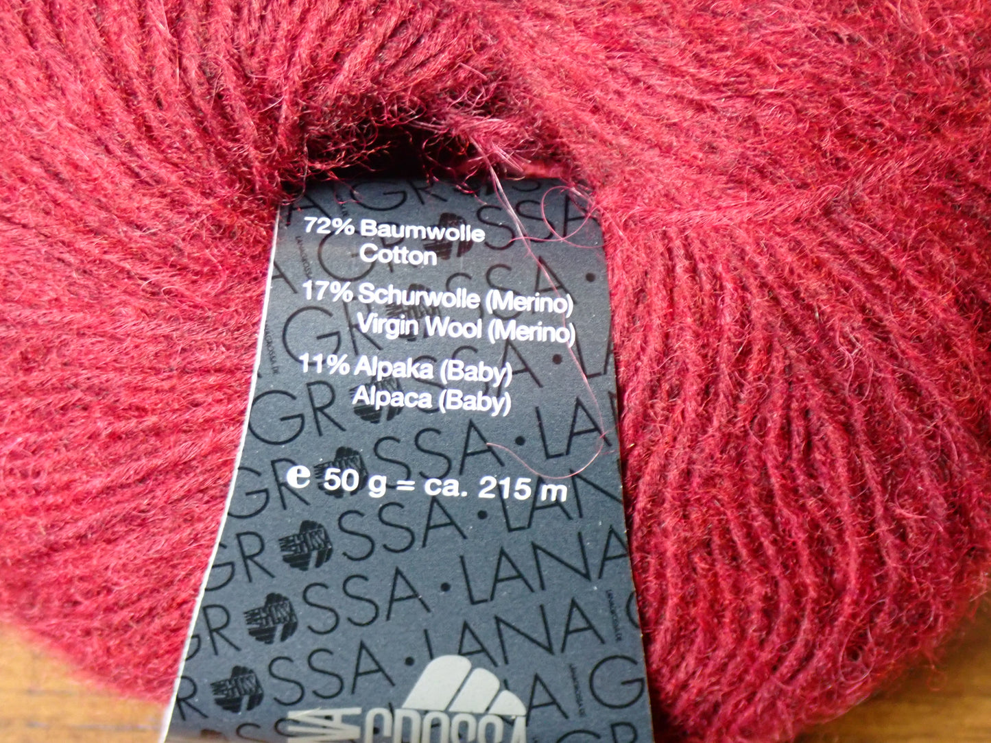 Lana Grossa Yarns Ecopuno DK weight Cranberry