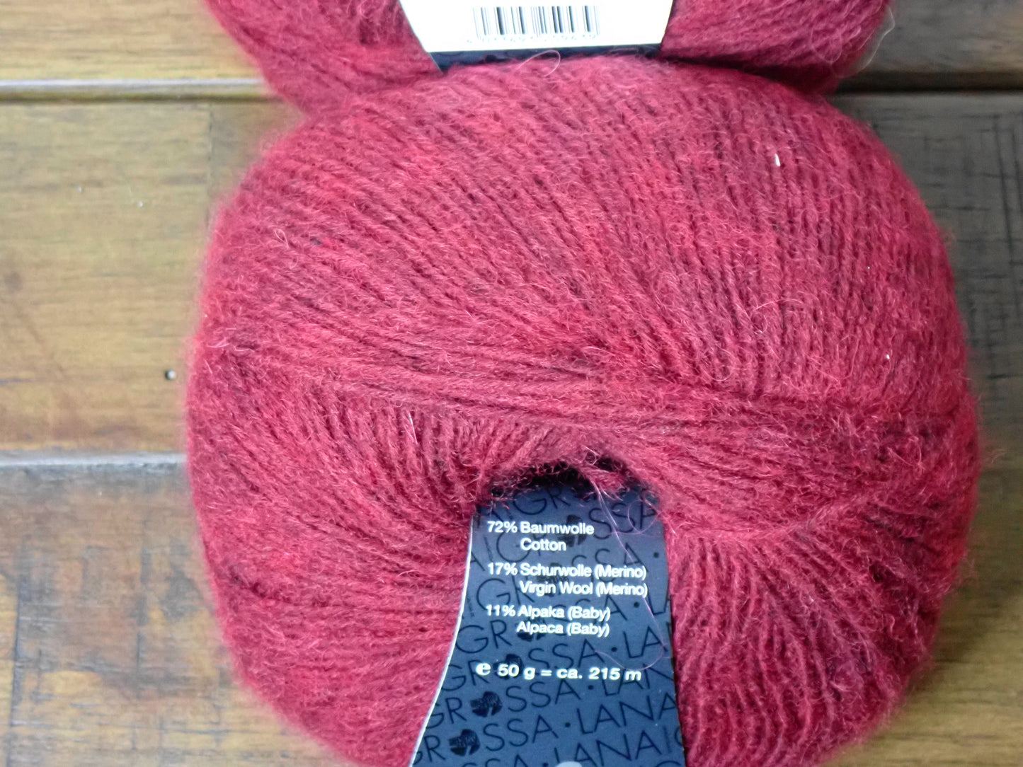 Lana Grossa Yarns Ecopuno DK weight Cranberry