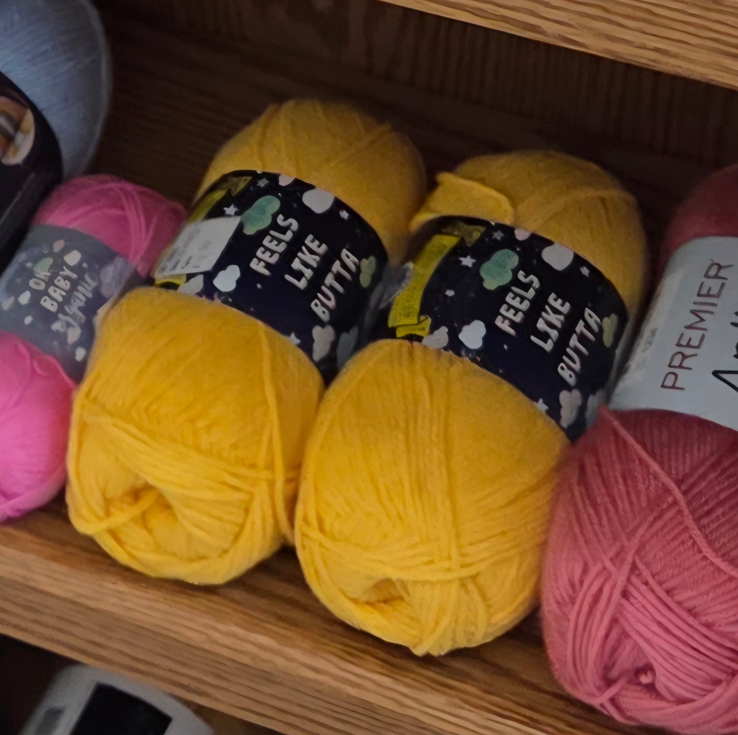 Lion Brand Yarns Worsted weight Feels Like Butta Yellow