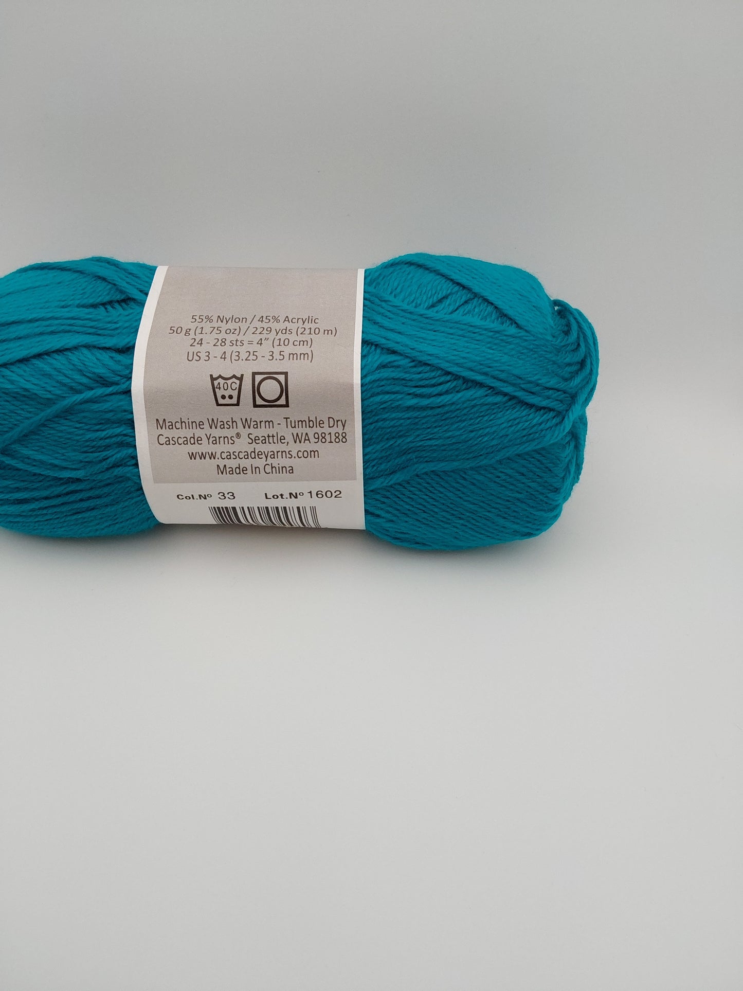 Cascade Yarns Cherub Baby Sock weight Peacock