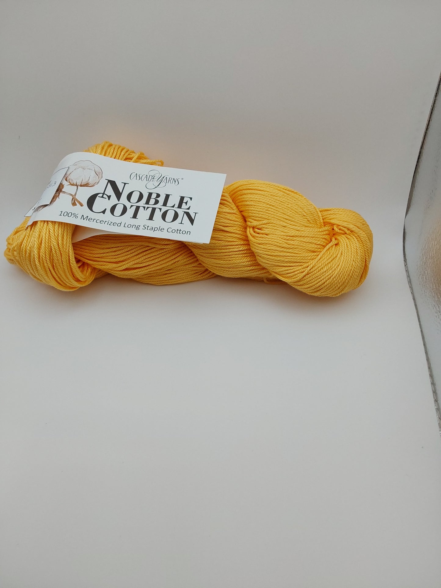 Cascade Yarns Noble Cotton DK weight Golden Yellow