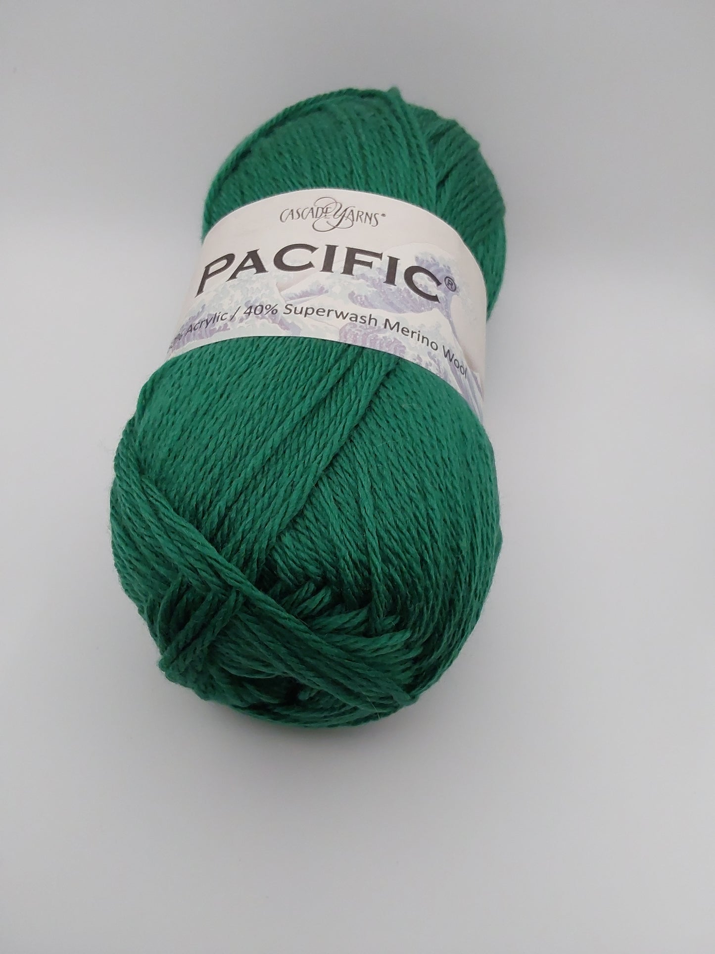 Cascade Yarns Pacific worsted weight Pine Green