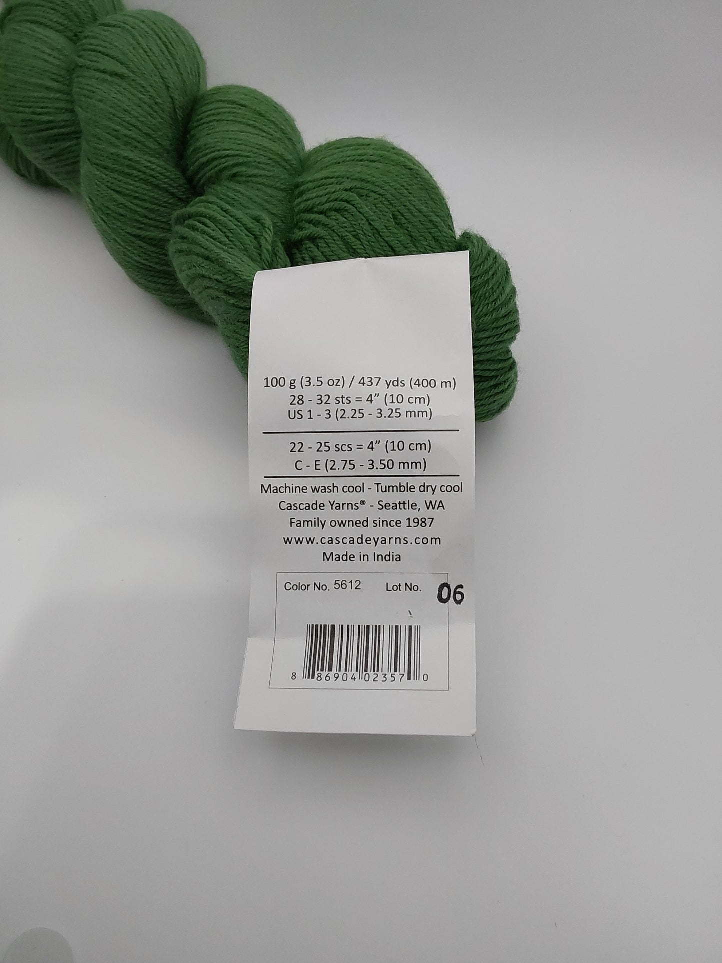 Cascade Yarns Heritage Fingering weight Moss
