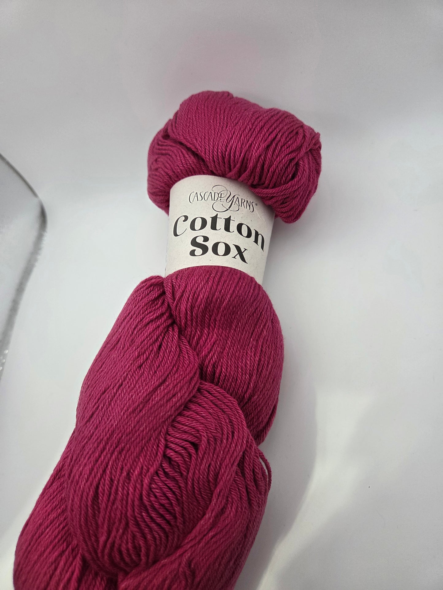 Cascade Yarns Cotton Sox Sock weight Sangria