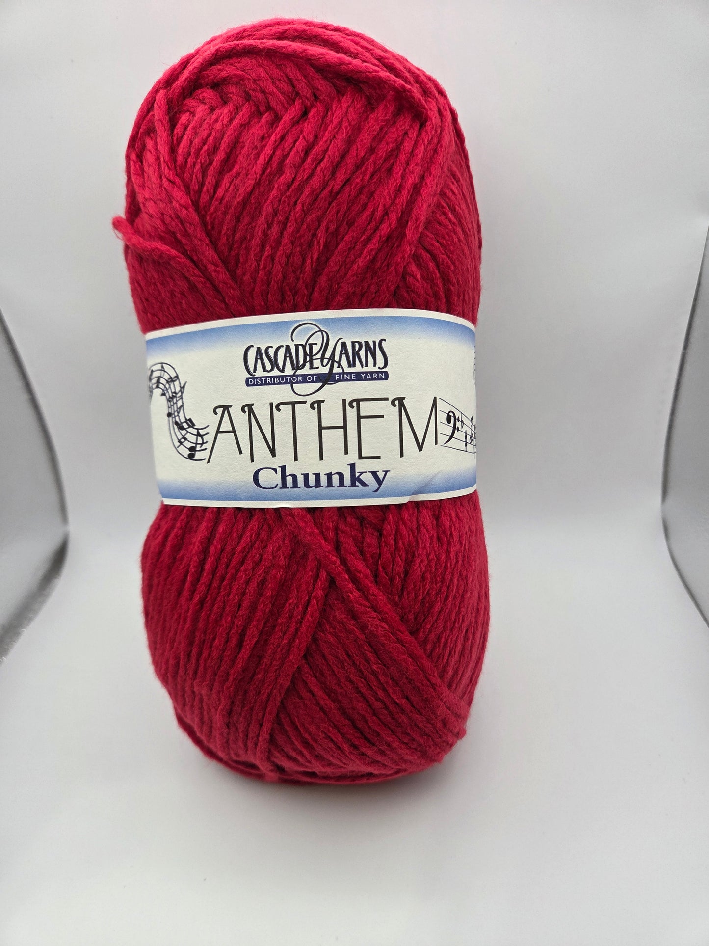 Cascade Yarns Anthem Chunky Bulky weight yarn Red
