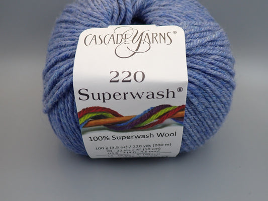 Cascade Yarns 220 Superwash DK weight Westpoint Blue Heather