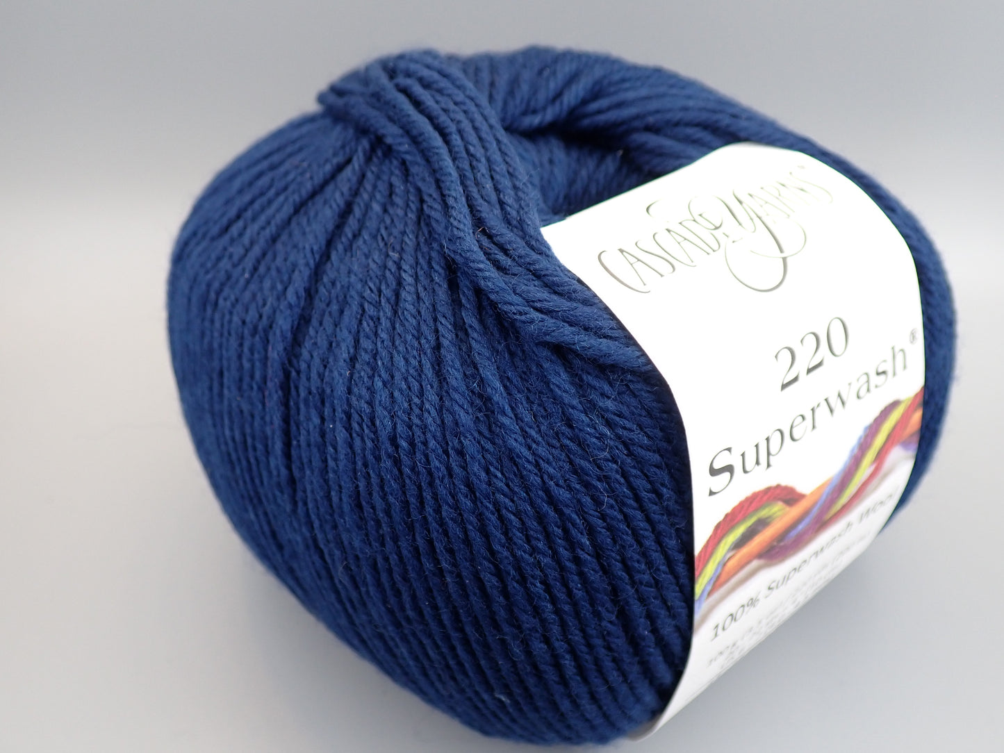 Cascade Yarns 220 Superwash DK weight Navy