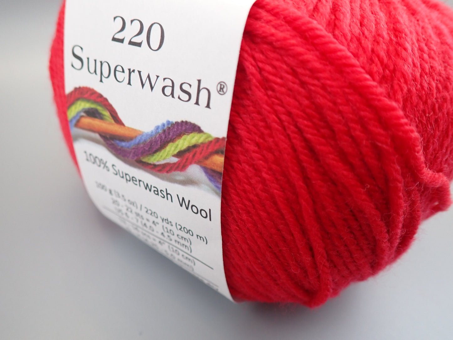 Cascade Yarns 220 Superwash DK weight Really Red