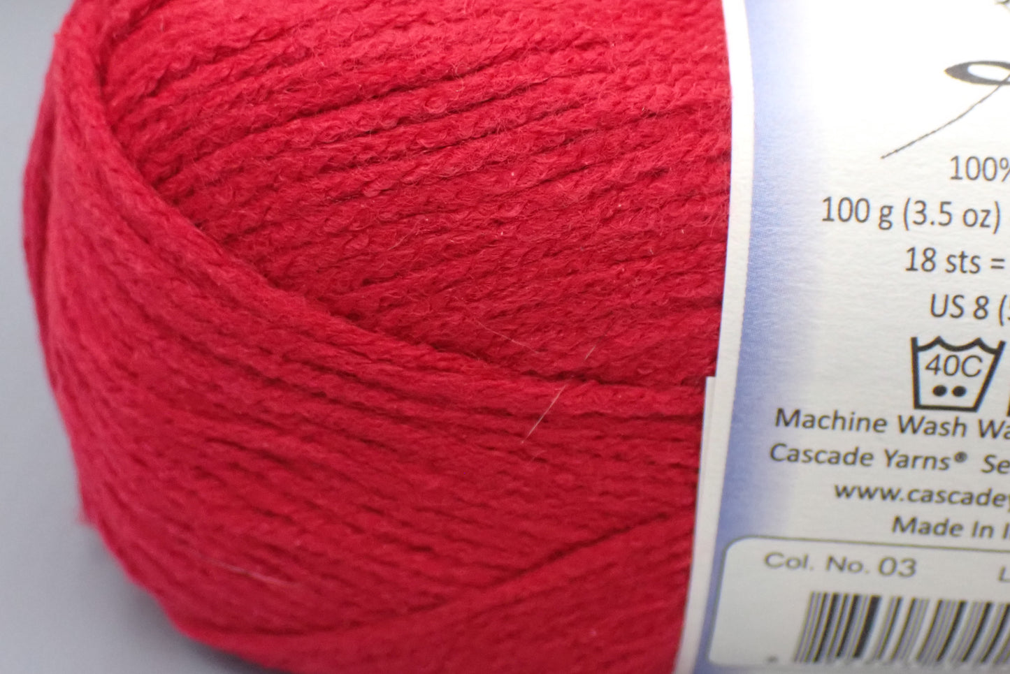Cascade Yarns Anthem Worsted weight Red