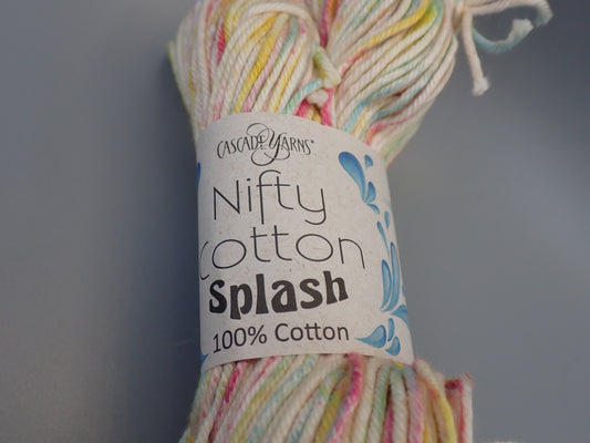 Cascade Yarns Nifty Cotton Splash Worsted weight Candy