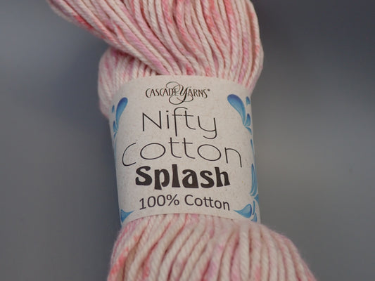 Cascade Yarns Nifty Cotton Splash Worsted weight Carnation