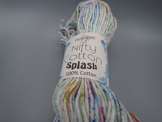 Cascade Yarns Nifty Cotton Splash Worsted weight Vibrant Bloom