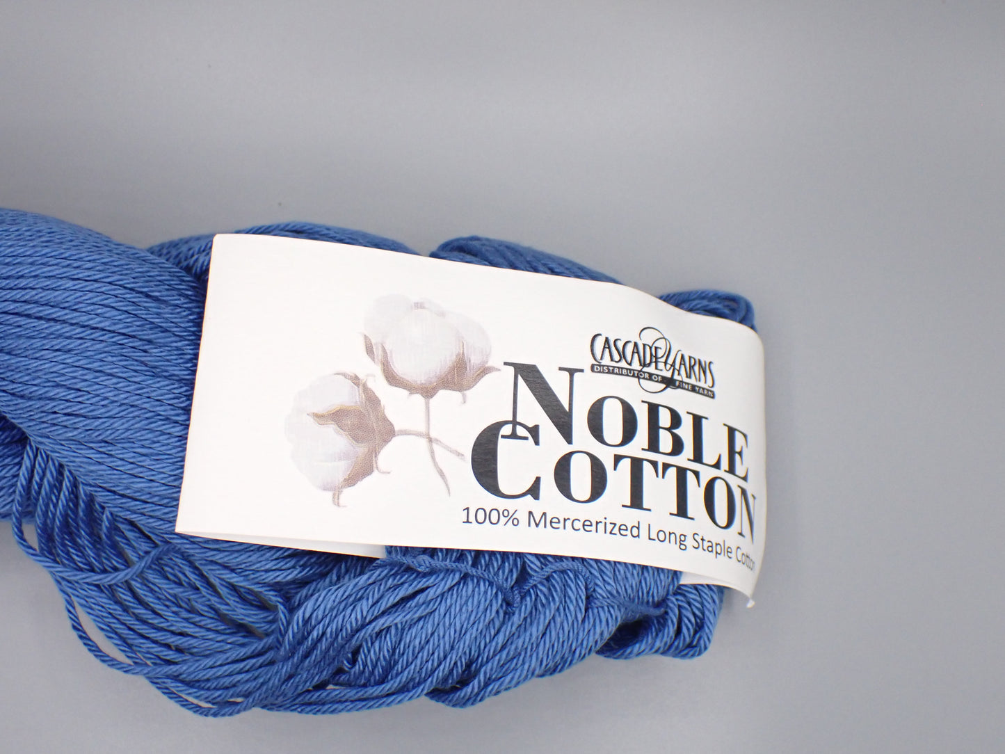 Cascade Yarns Noble Cotton DK weight Blue